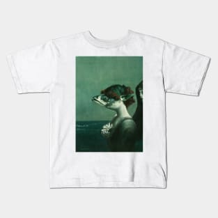 Siren Fish Lady Kids T-Shirt